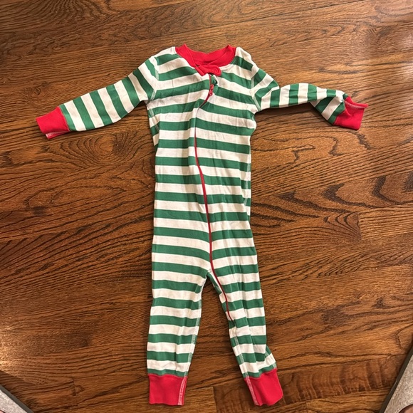 Hanna andersson green and white pajamas - Picture 3 of 3